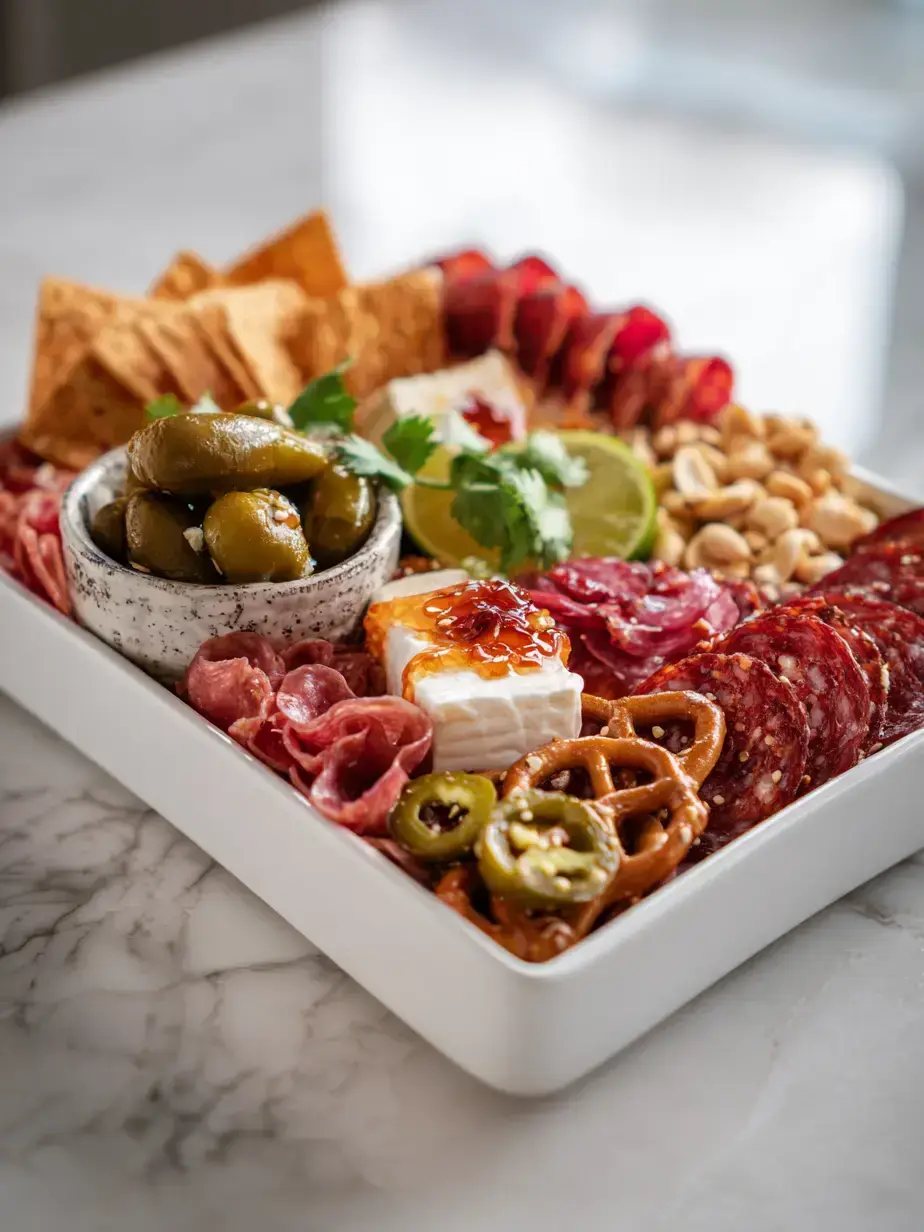 Serving a Spicy Chili Charcuterie Board
