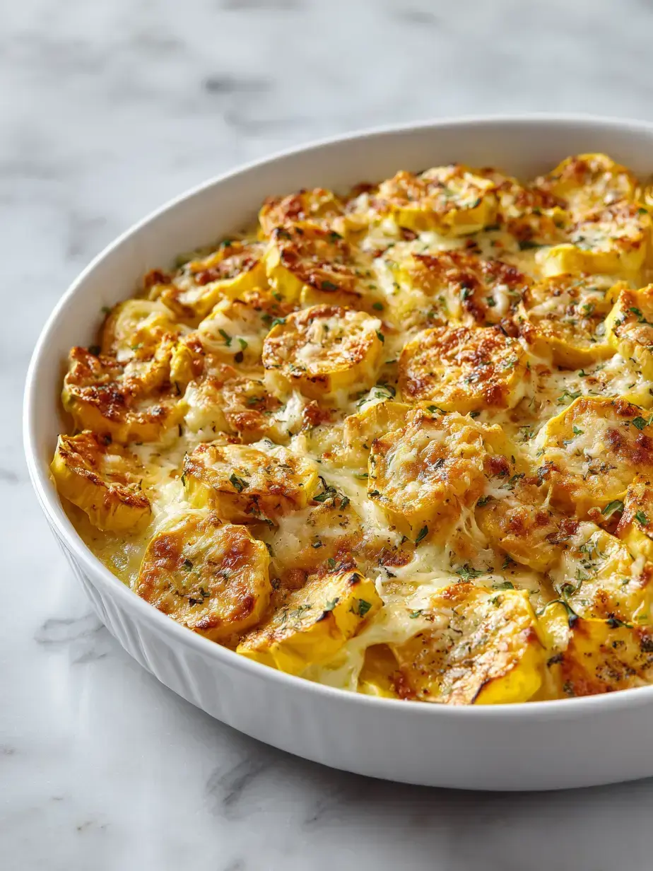 Cozy Serving of Squash Casserole