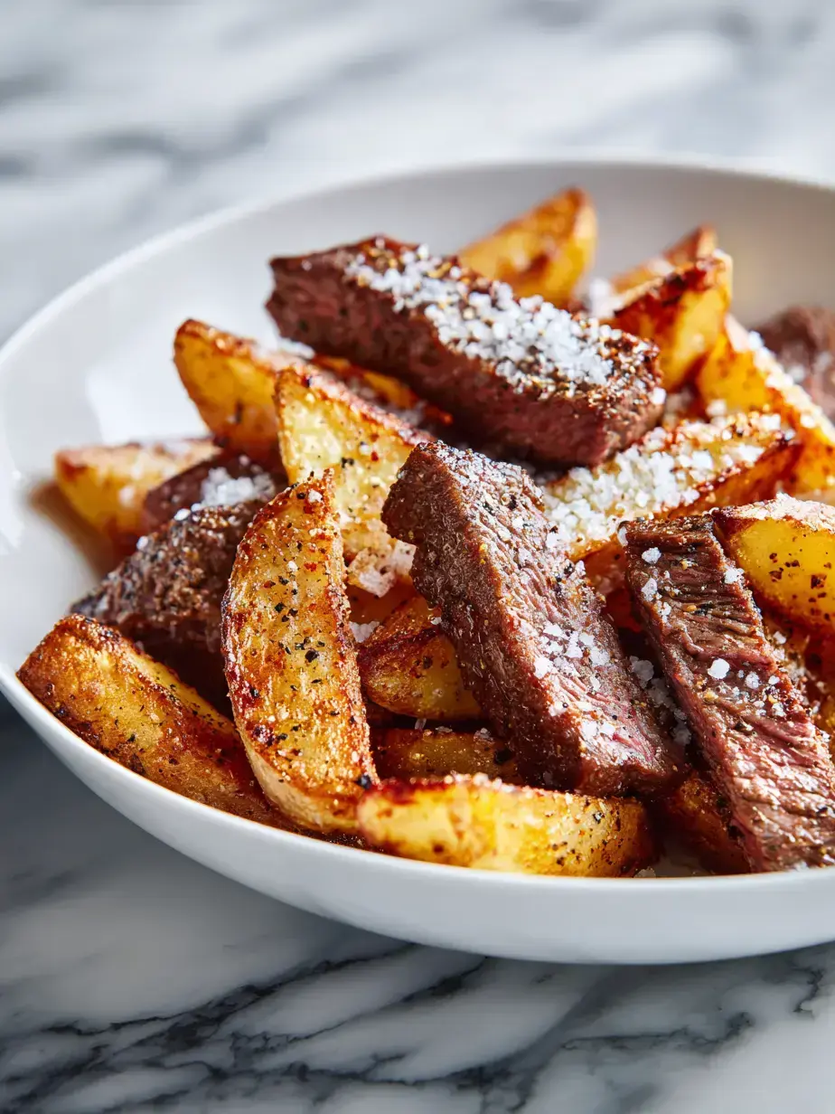 Cozy Serving of Steak Fries
