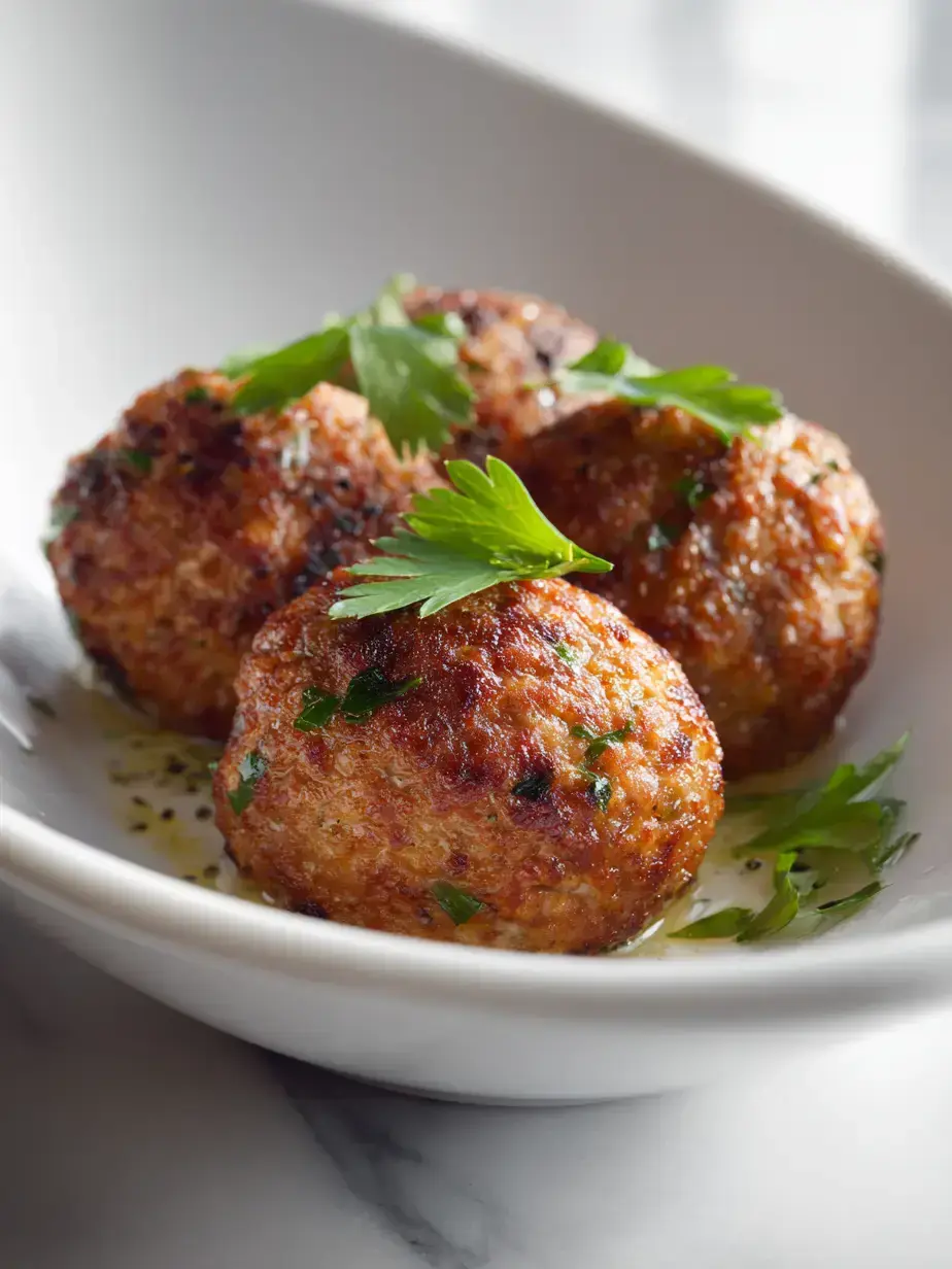 Cozy Serving of Turkey Meatballs