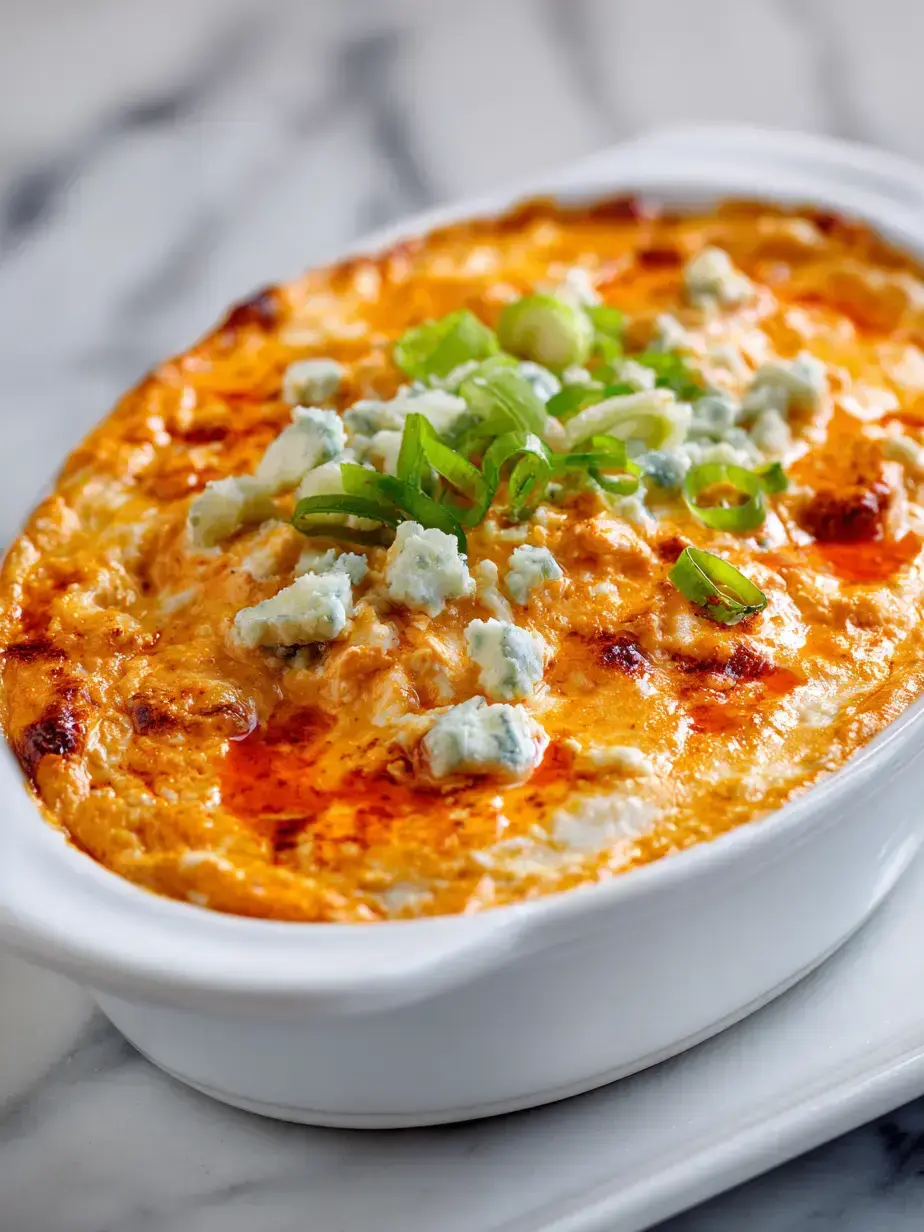 Cozy Serving of Buffalo Chicken Dip