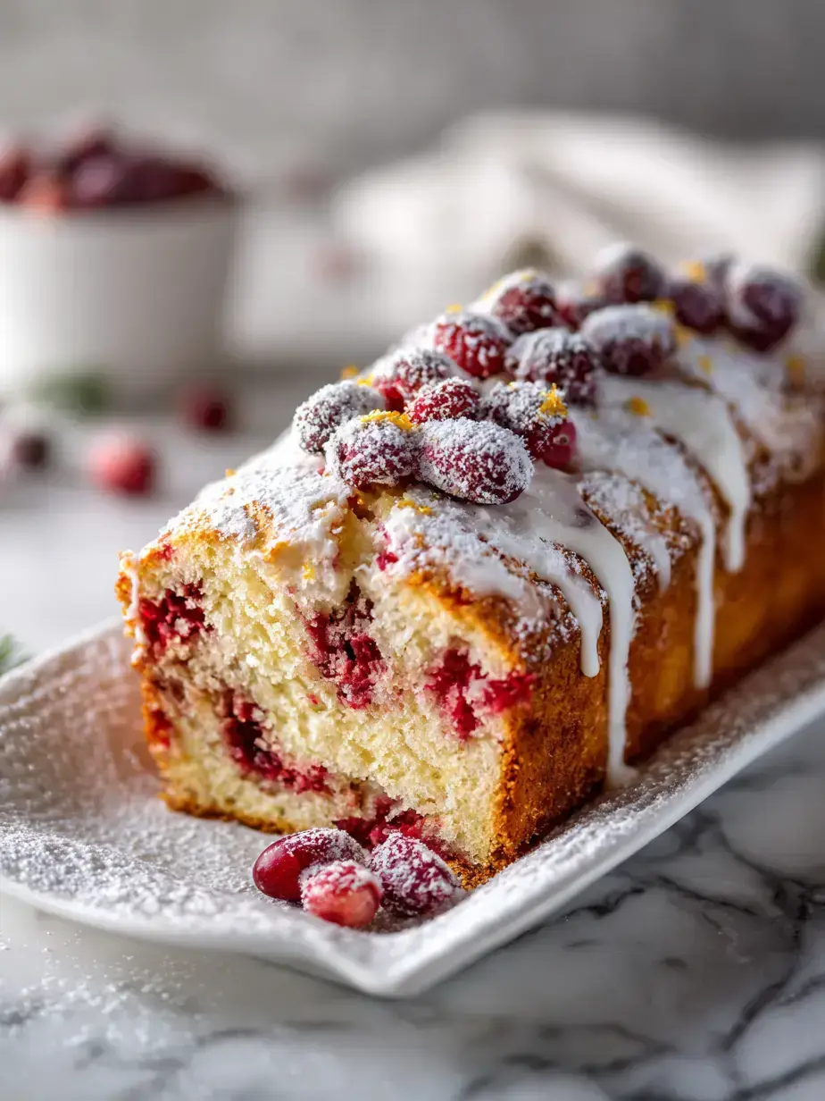 Cozy Serving of Cranberry Cream Cheese Bread