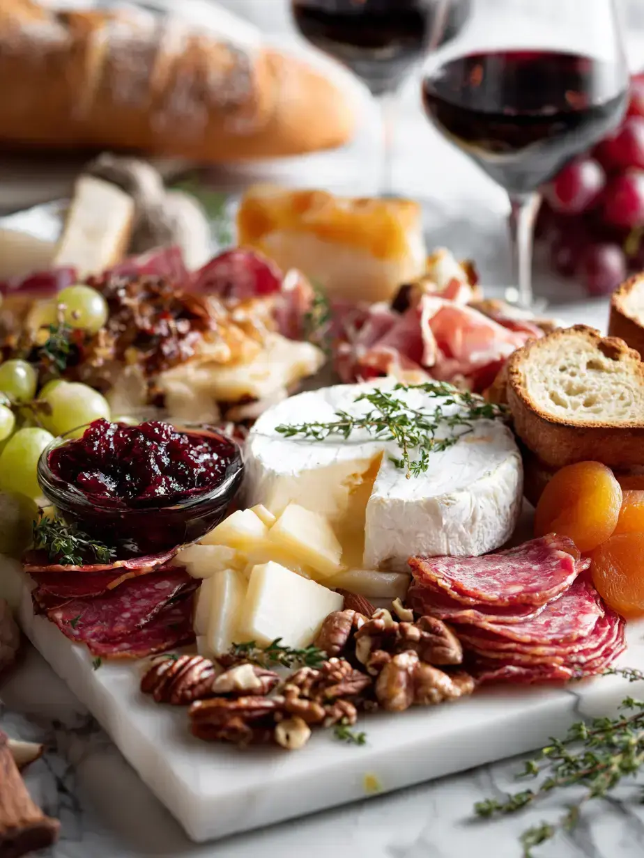 Serving an Easy Christmas Charcuterie Board