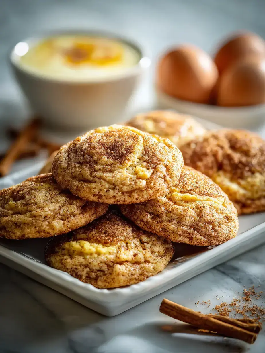 Cozy Serving of Eggnog Cookies