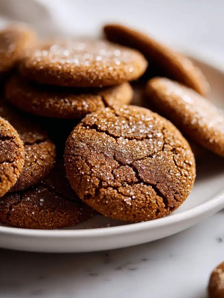 Cozy Serving of gingerbread cookies