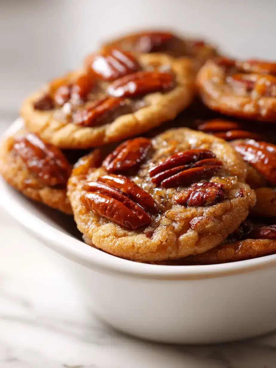 Cozy Serving of pecan pie cookies
