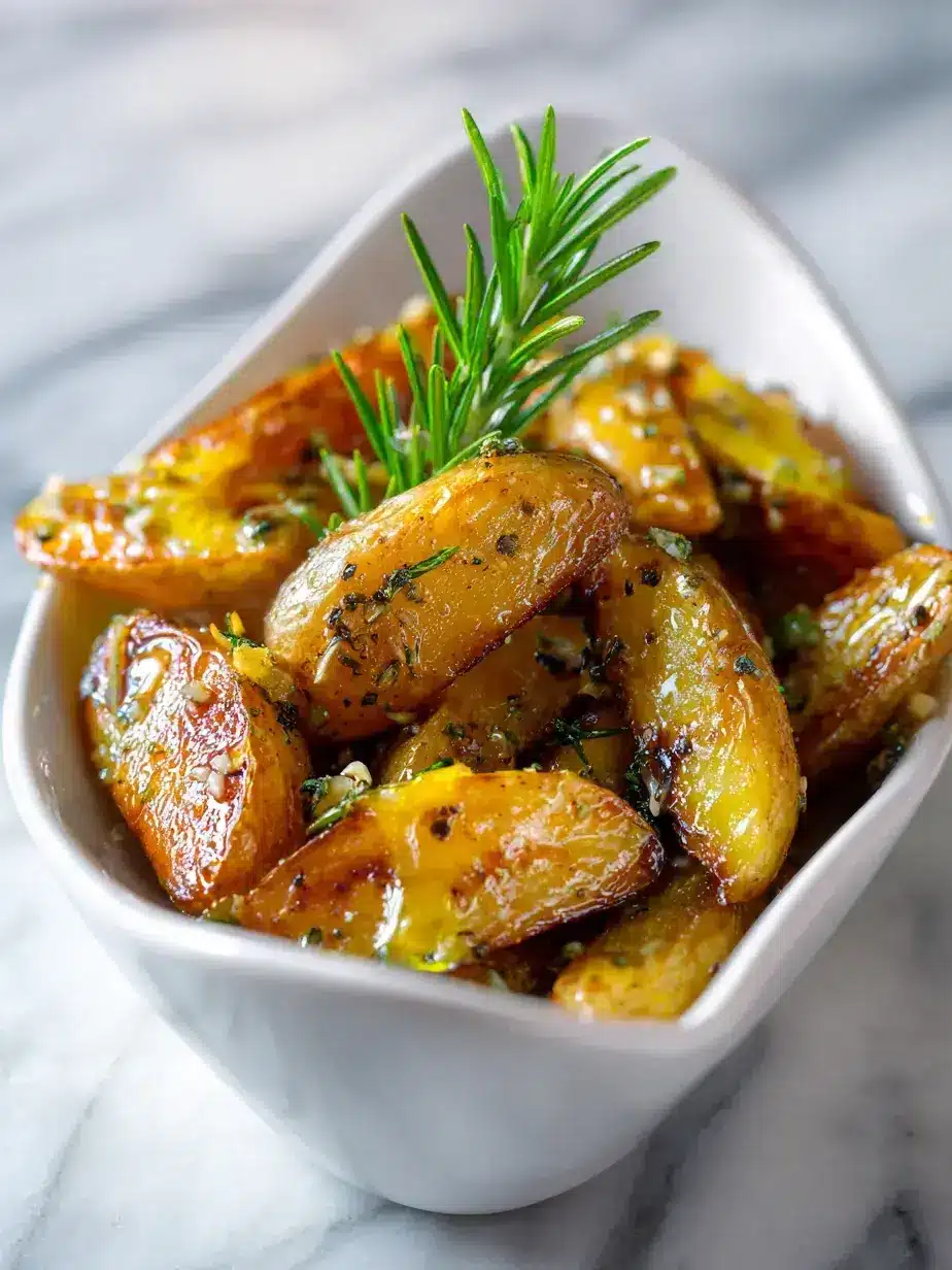 Cozy Serving of Roasted Fingerling Potatoes