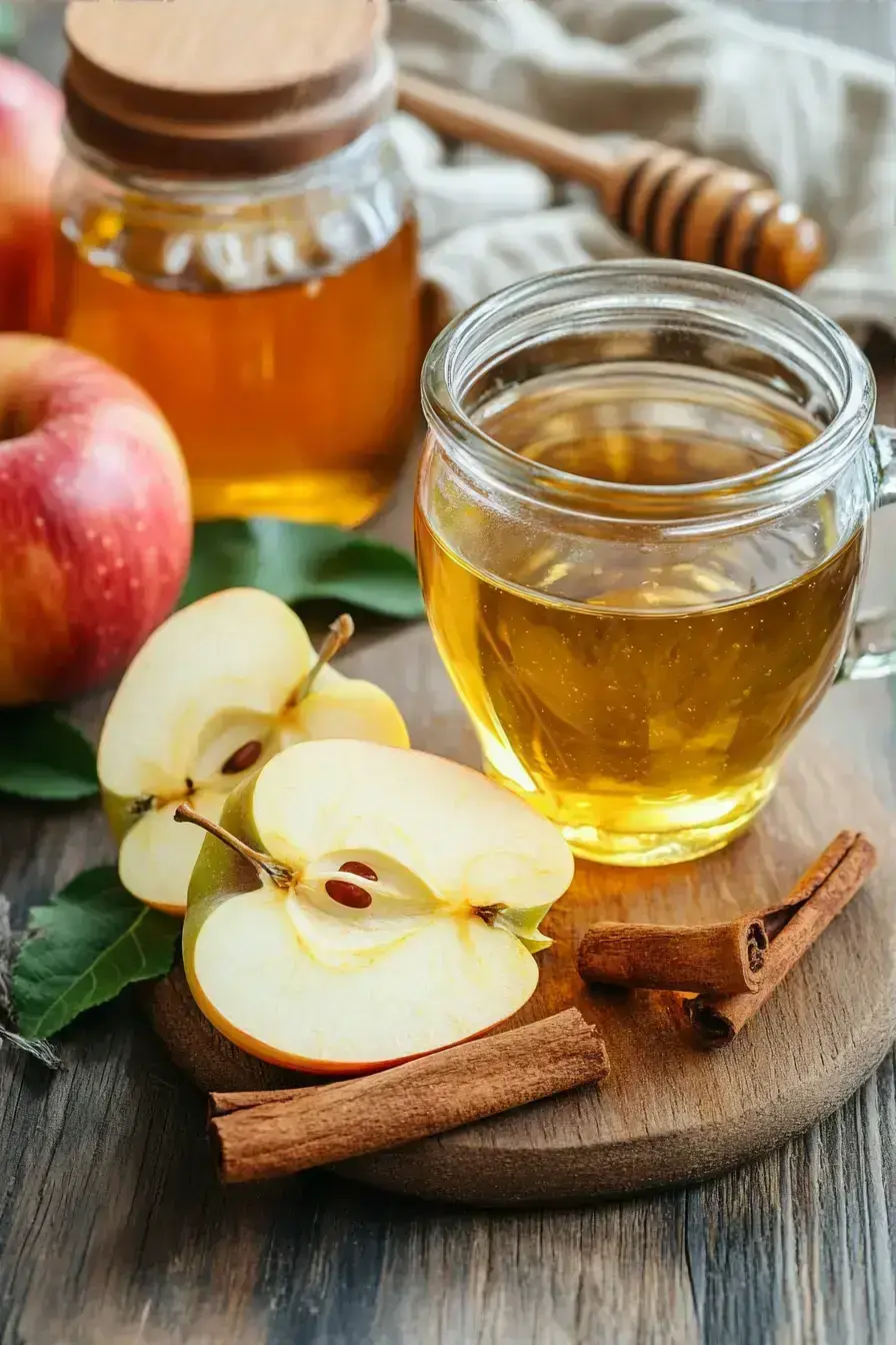 Apple Peel Tea ingredients preparation