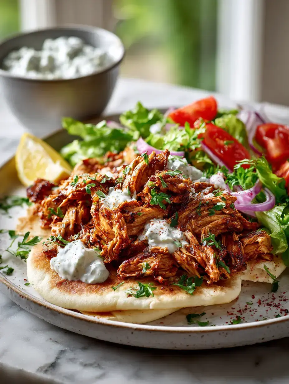 Chicken Shawarma with Garlic Sauce Recipe ingredients preparation
