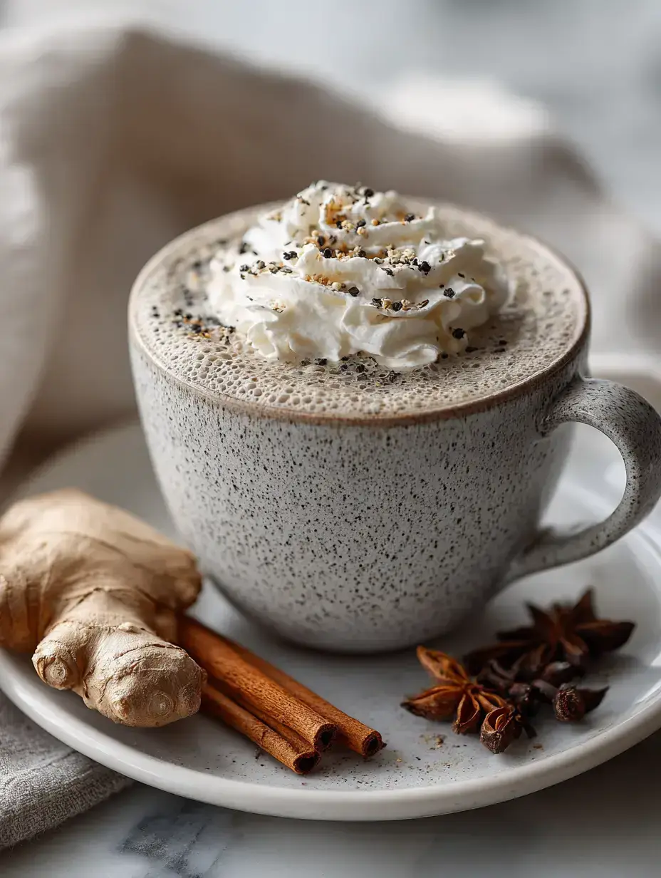 Cozy Creamy Coconut Chai ingredients preparation