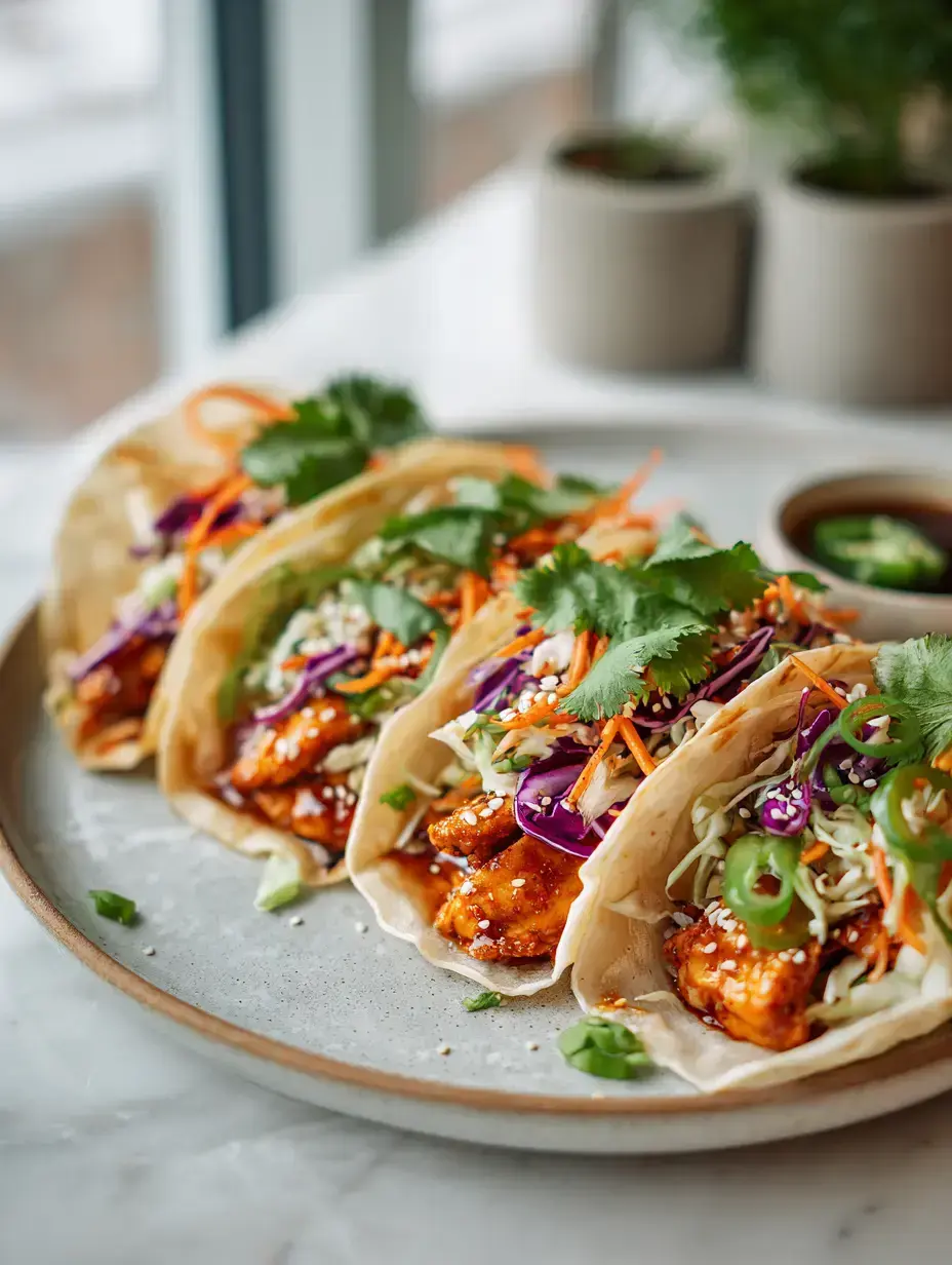 Crispy Chicken Wonton Tacos ingredients preparation