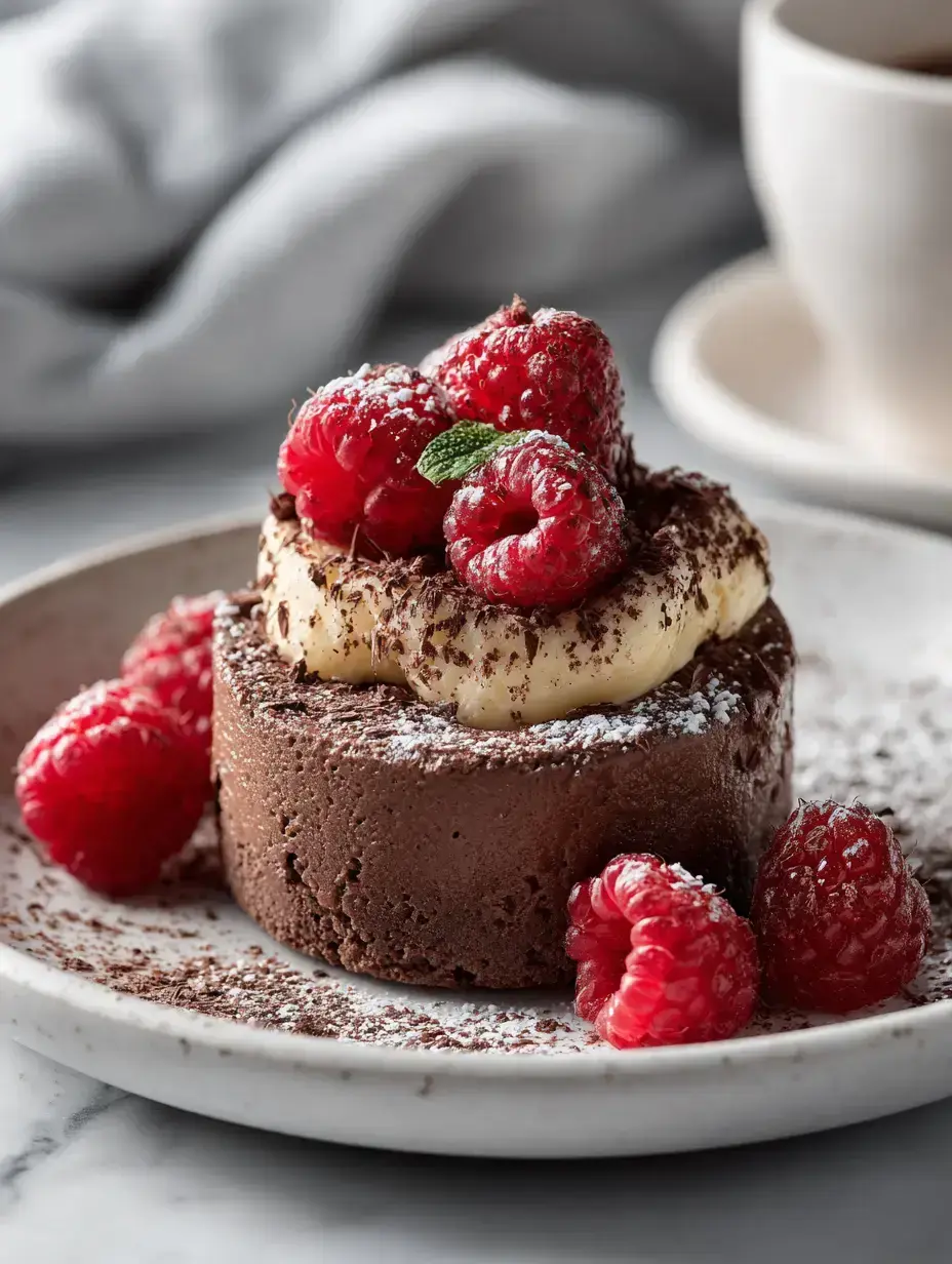 Raspberry Chocolate Truffle ingredients preparation