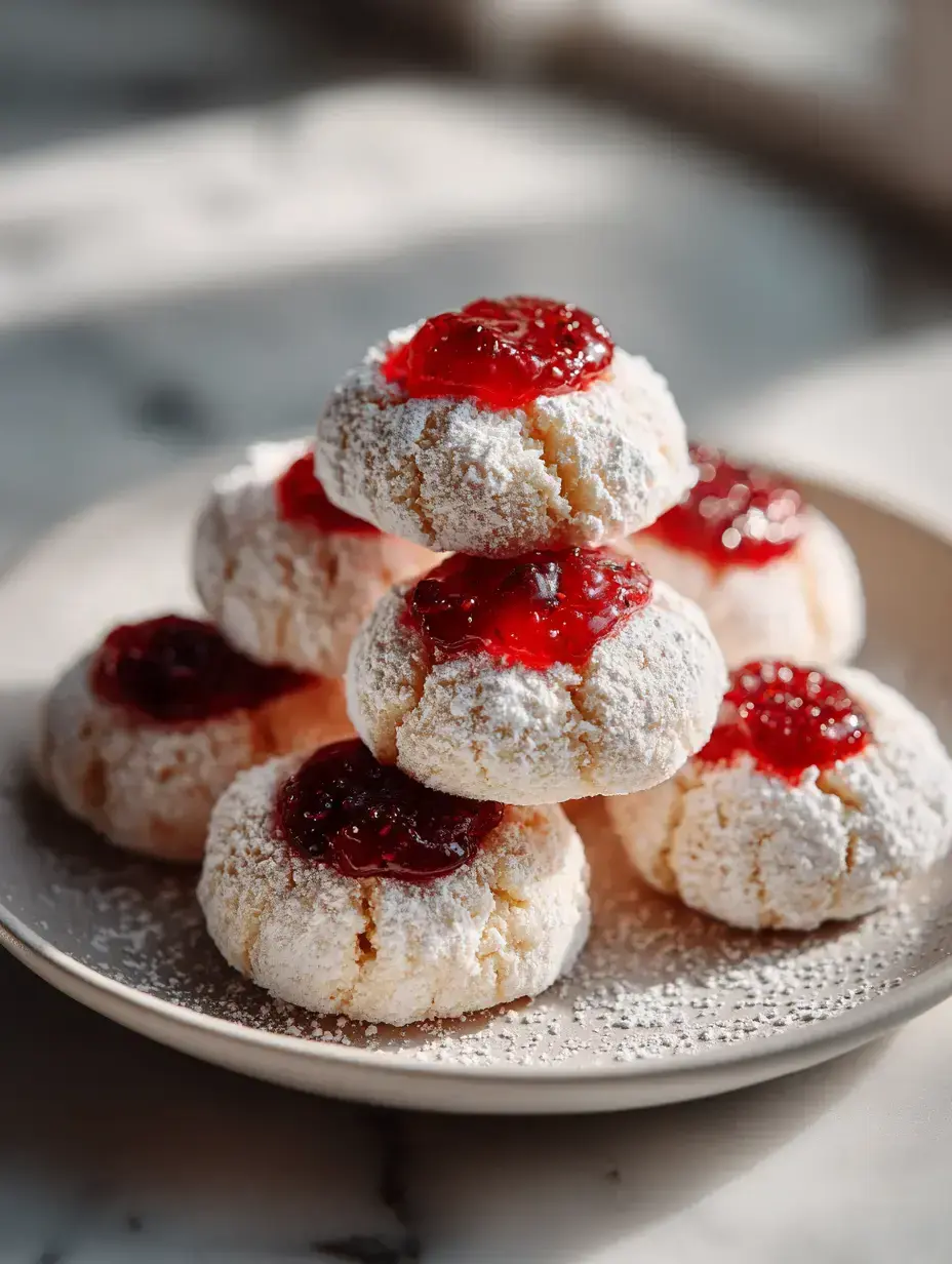 Strawberry Kiss Cookies ingredients preparation
