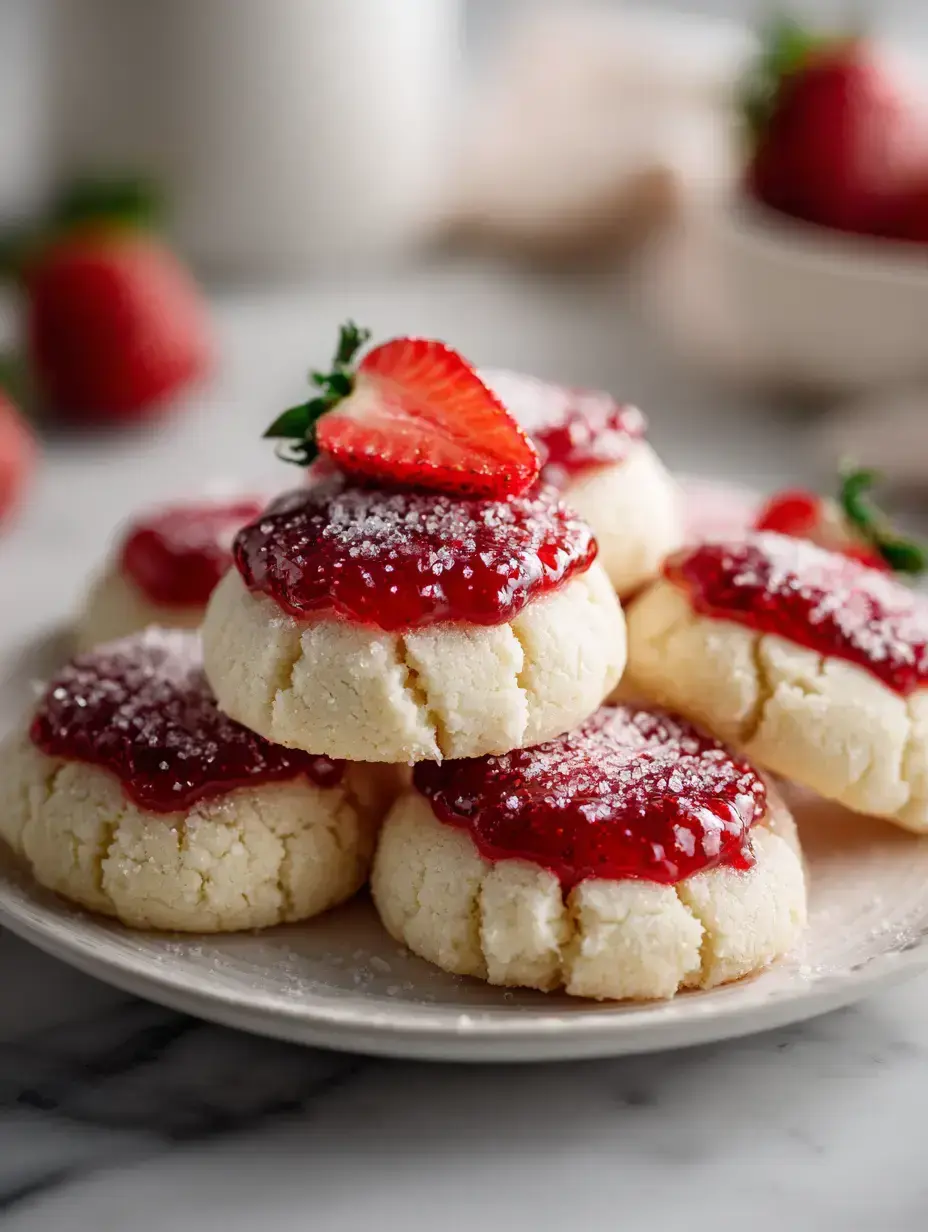 Strawberry Sugar Cookies with Sparkling Strawberry Sugar ingredients preparation