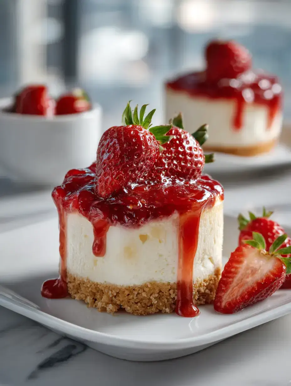 Strawberry Swirl Cheesecake ingredients preparation