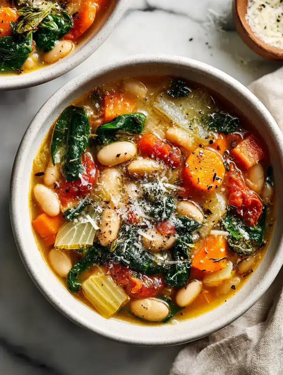 How to Make Tuscan White Bean Soup