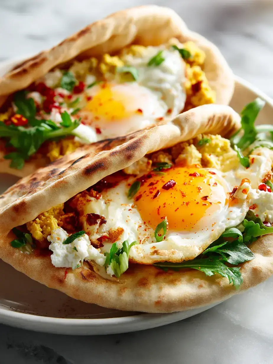 How to Make Vegan Breakfast Pitas