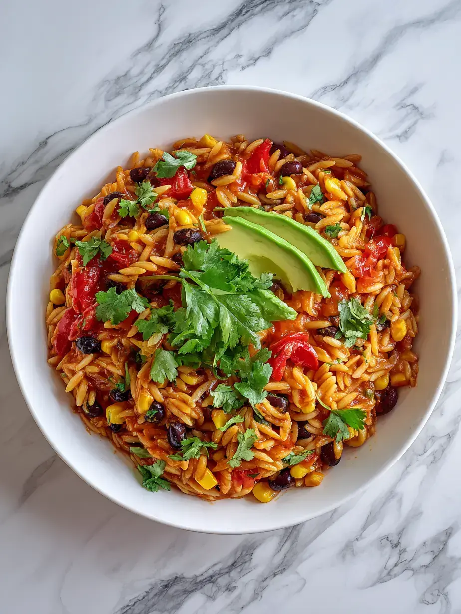 How to Make Vegan Mexican Orzo Skillet