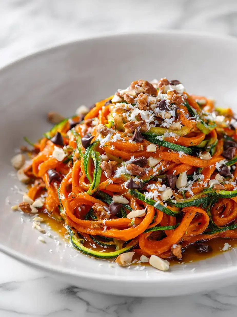 How to Make Vegan Zucchini Carrot Pasta