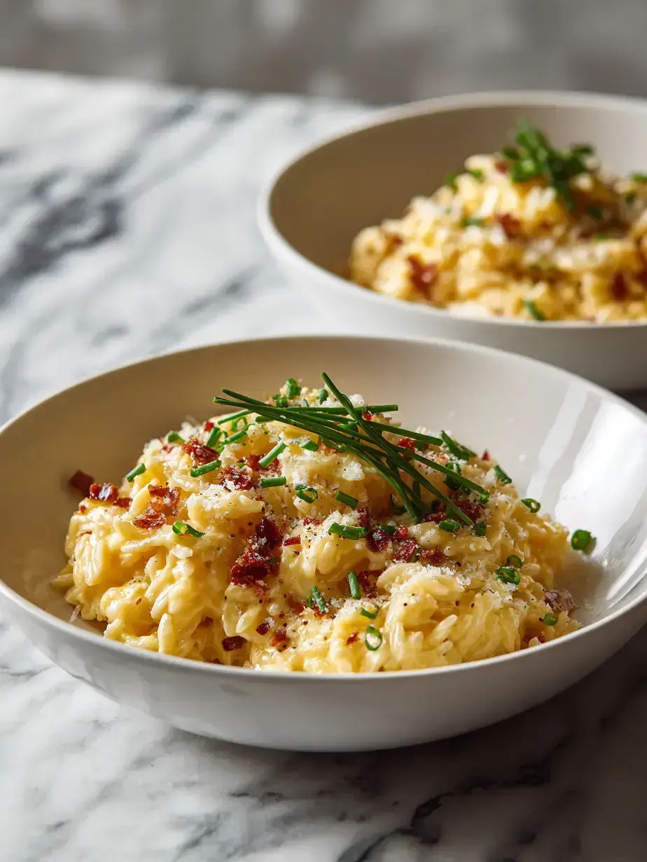How to Make Cheesy Orzo