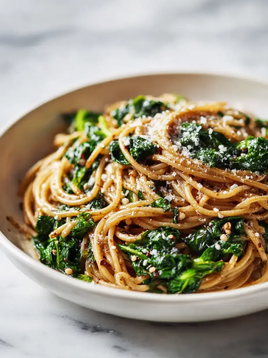 How to Make Garlicky Greens Pasta