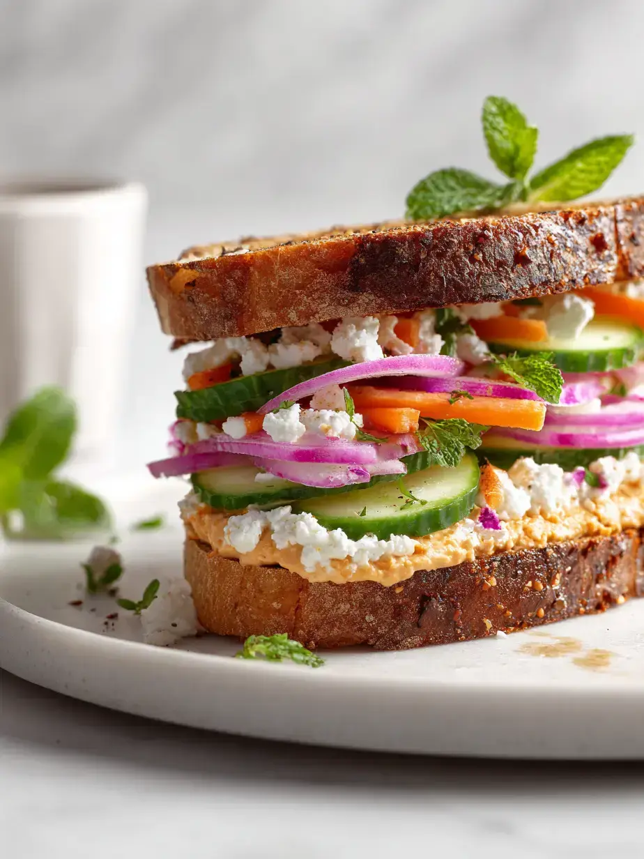 How to Make a Hummus Sandwich