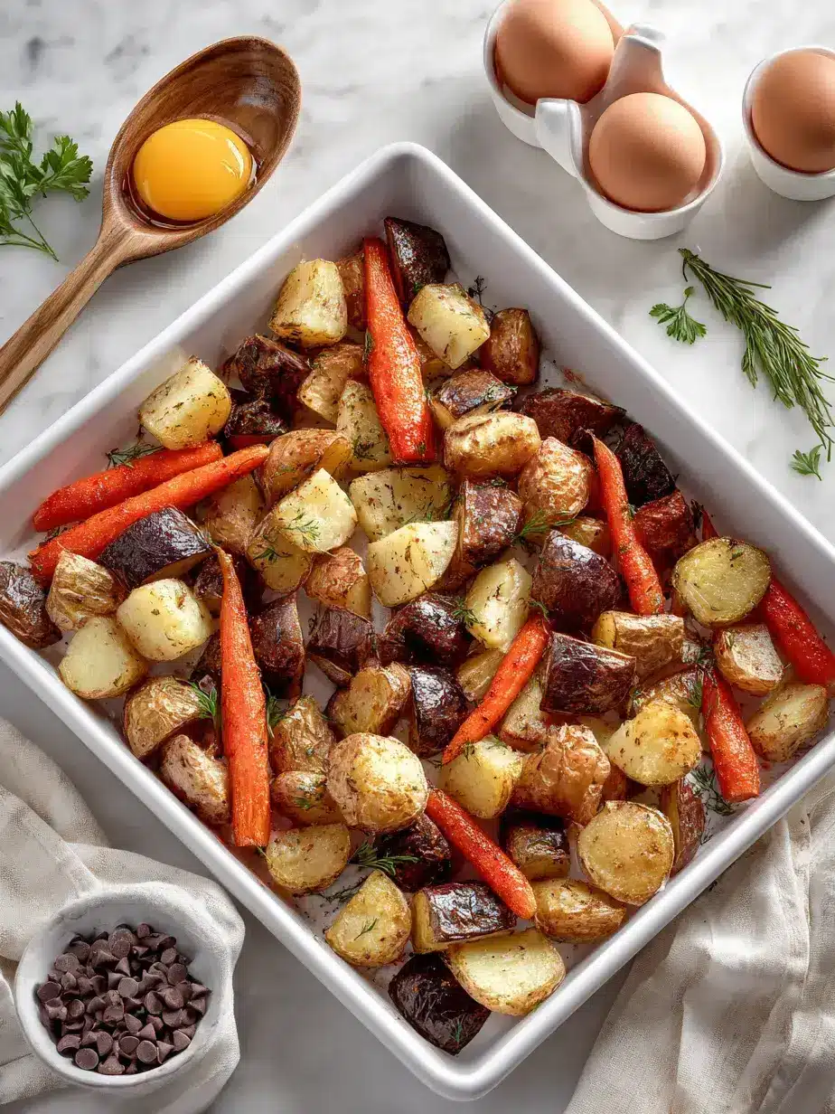 How to Make Sheet Pan Potatoes and Carrots