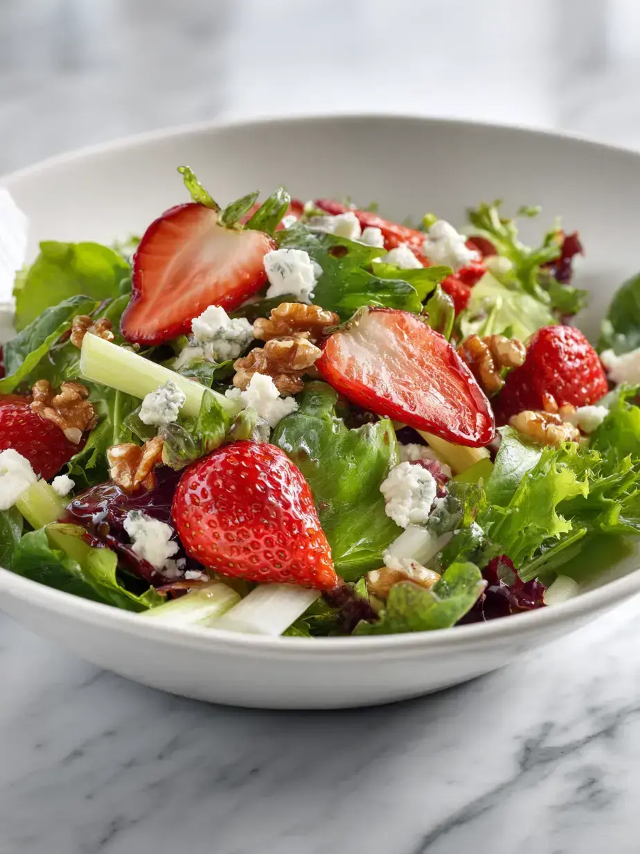 How to Make Strawberry Leek Salad
