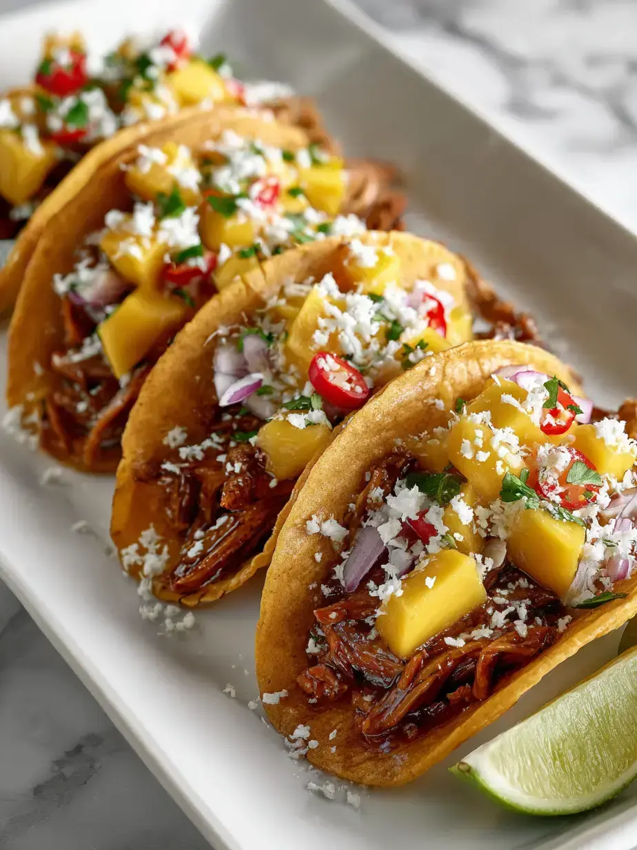 How to Make Vegan Mango Tacos