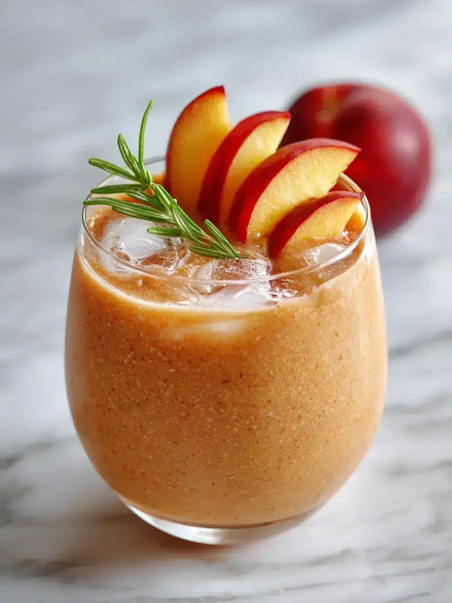How to Make Vegan Peach Smoothie