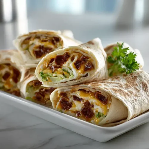 Easy Broccoli Cheddar Wraps