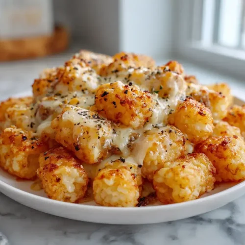 Easy Cheesy Tater Tot Casserole