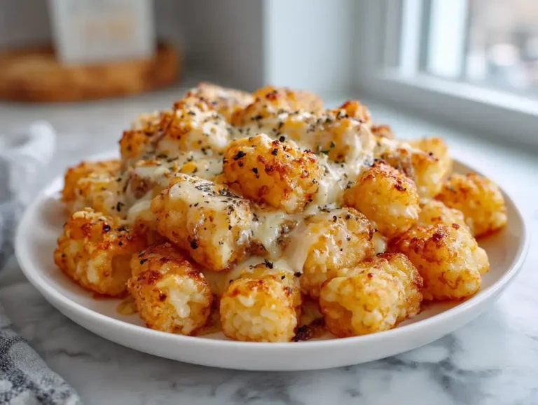 Easy Cheesy Tater Tot Casserole