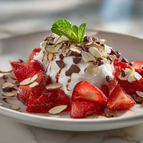 Easy Chocolate Strawberry Yogurt Clusters