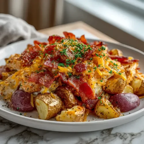 Easy Country Ranch en Beans and Potatoes with Bacon