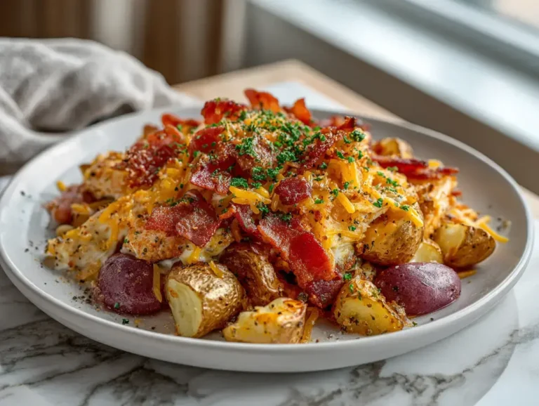 Easy Country Ranch en Beans and Potatoes with Bacon