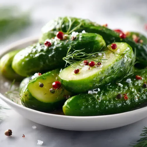 Easy Crisp & Spicy Garlic Dill Pickles