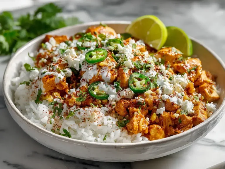 Easy Flavorful Street Corn Chicken Rice Bowl Recipes