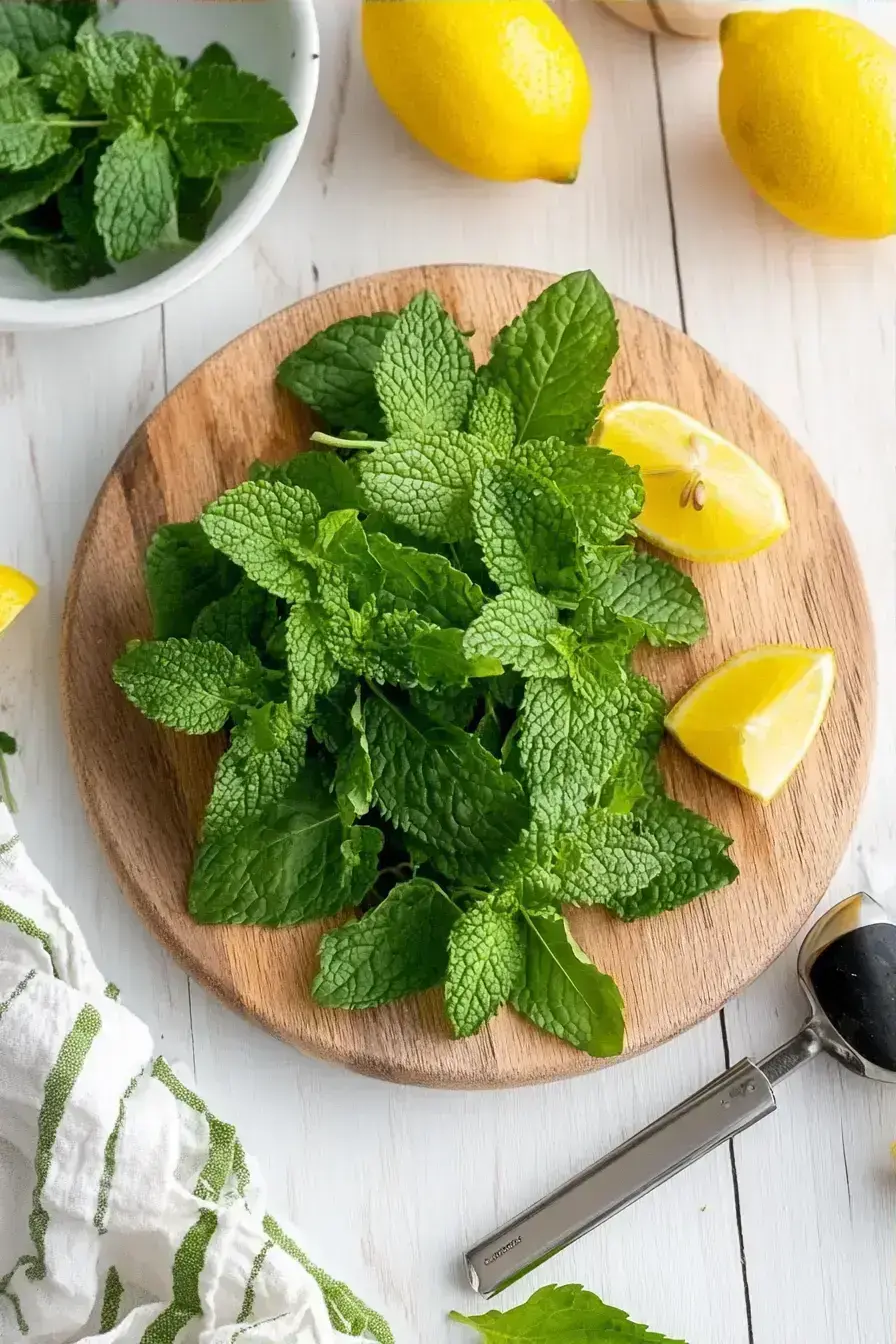 Lemon Balm recipe finished dish