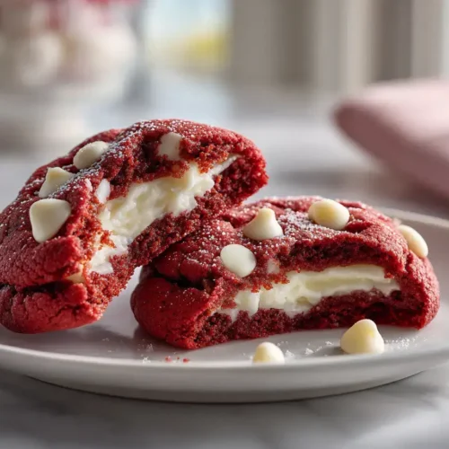 Easy Red Velvet Crumbl Cookie