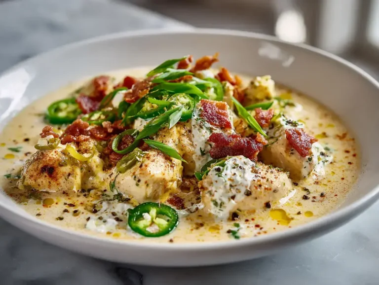 Easy Spicy Jalapeño Popper Chicken Soup