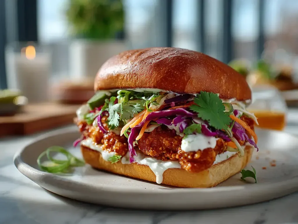 Thai Fried Chicken Sandwich Recipe