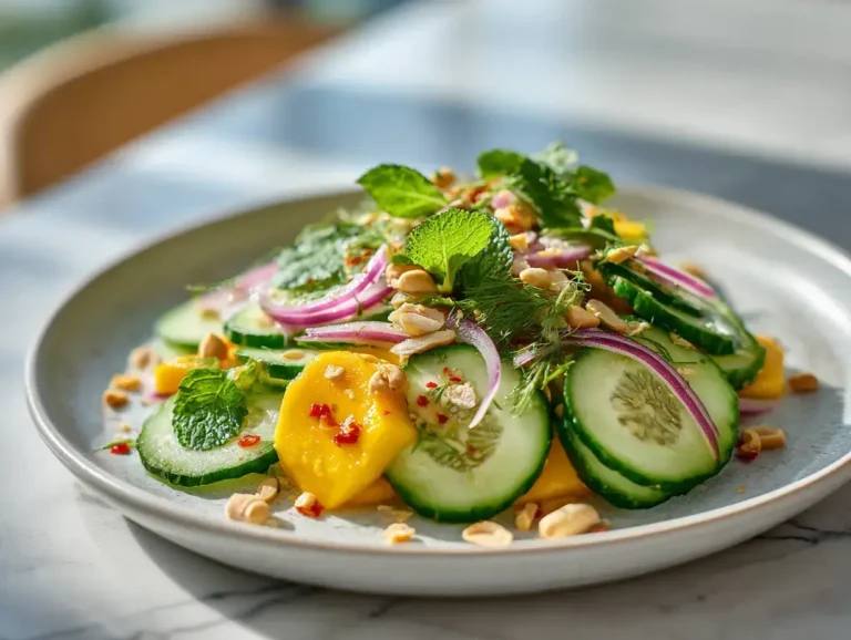 Easy Thai Mango Cucumber Salad