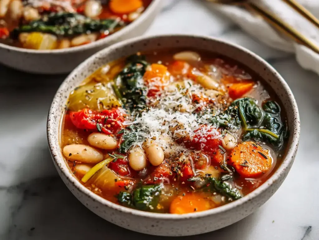 Easy Tuscan White Bean Soup