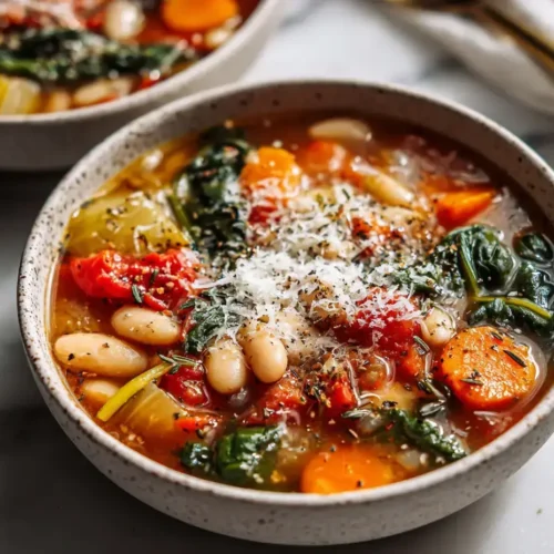 Easy Tuscan White Bean Soup