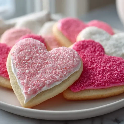 Easy Valentines Day Heart Cookies