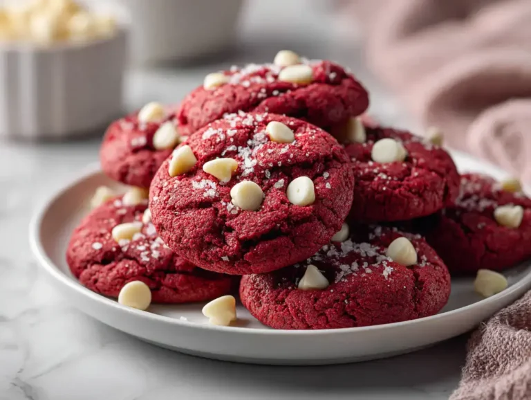 Easy Valentines Day Red Velvet Cookies