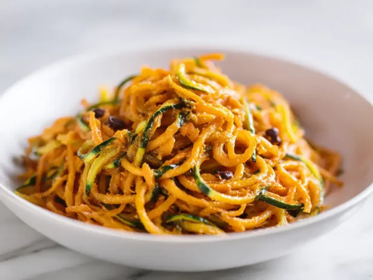 Easy Vegan Zucchini Carrot Pasta