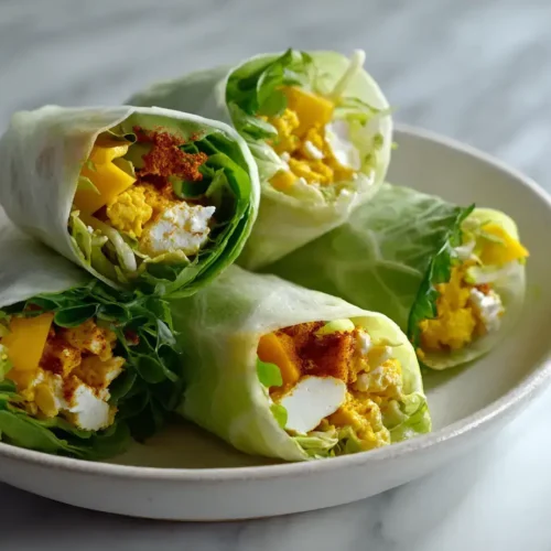 Easy Vietnamese mango wraps