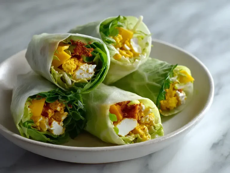 Easy Vietnamese mango wraps